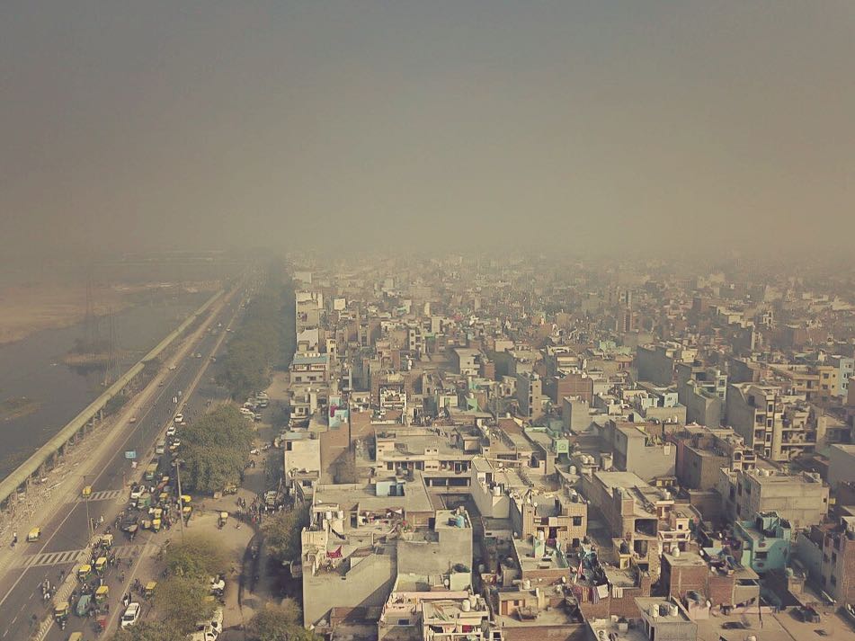 Ciao Delhi. #airpollution #airqualityindex