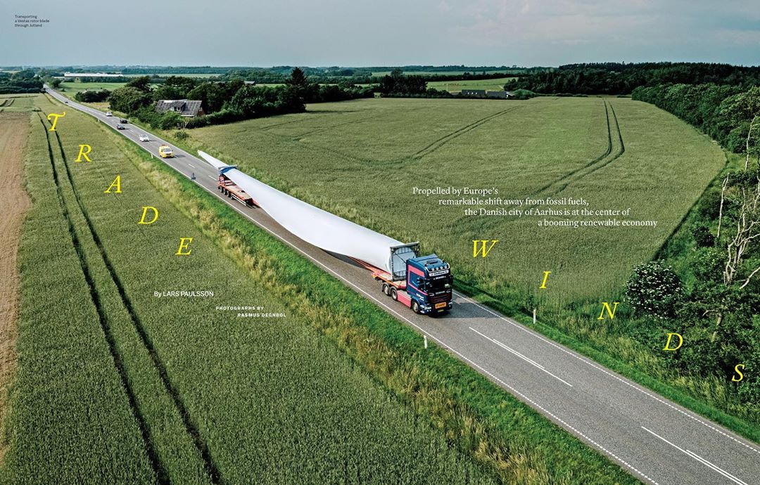 Assignment for @businessweek and great @donnacnyc_photo on energy trade in Denmark is out in Bloomberg Markets Magazine this month. @reduxpictures #reduxpictures #dronegram #photojournalism